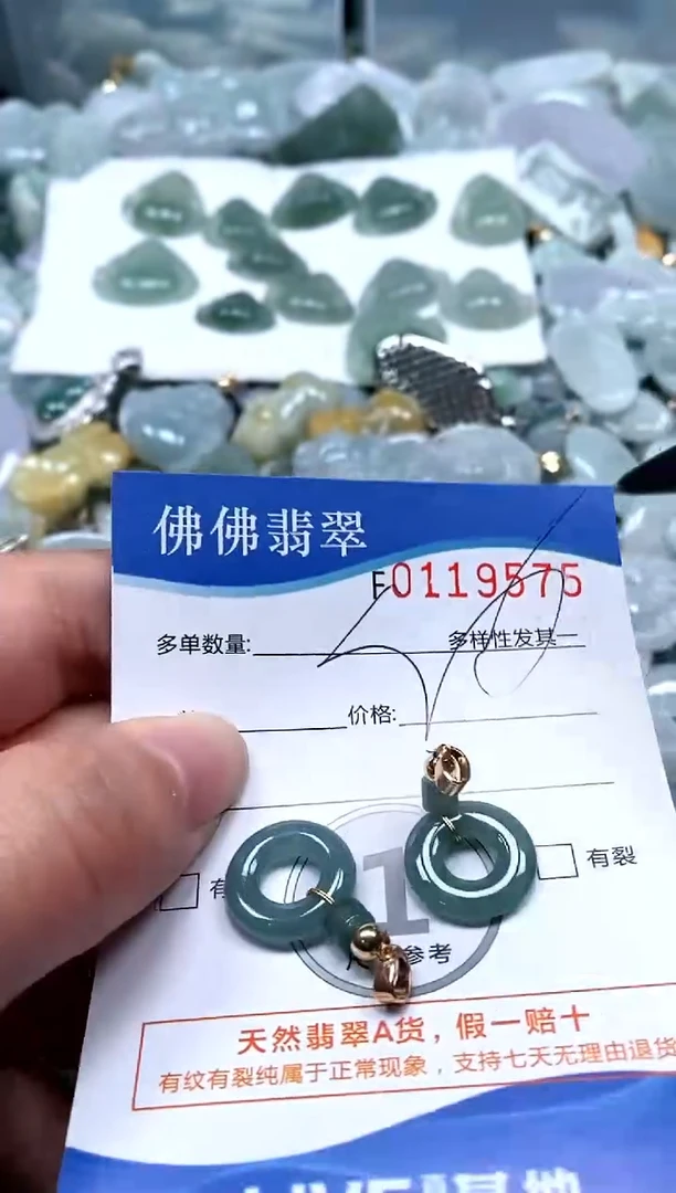 【闪购商品】翡翠颈饰未镶嵌闪购商品0119575