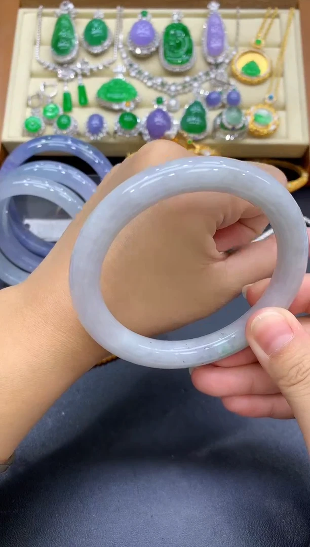 未镶嵌手镯翡翠60-中国好珍宝