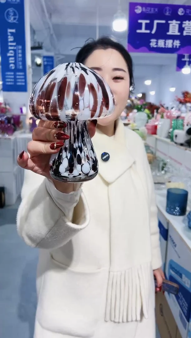 【闪购商品】玻璃花伴你花瓶-微瑕-YNPK