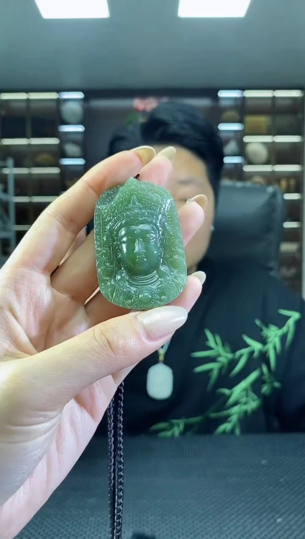 【闪购商品】和田玉颈饰未镶嵌度母佛首