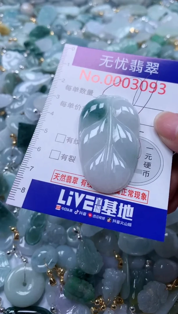 翡翠未镶嵌吊坠(不含链)3093