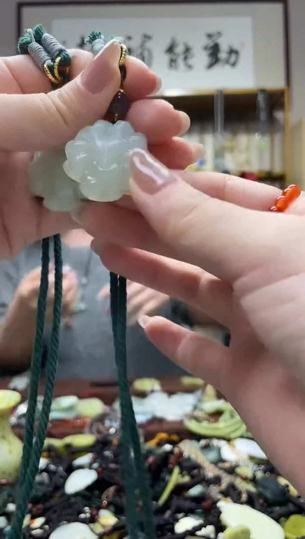 未镶嵌岫玉吊坠多样性发货拍一发一