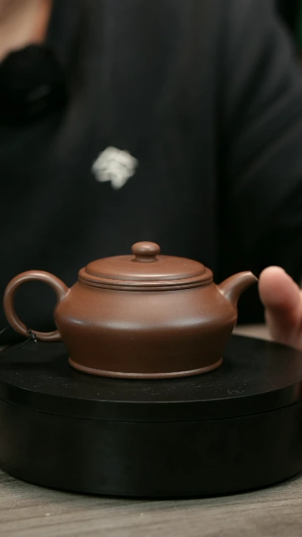 茶壶紫砂H2329刘竖明底槽青光素曼殊