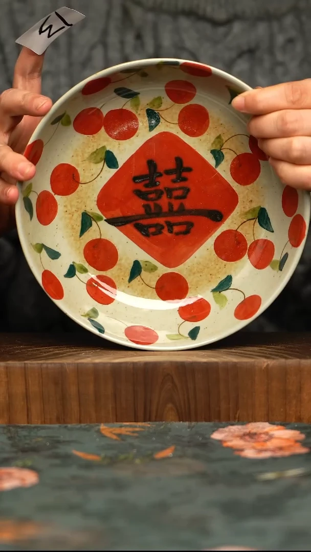 杯釉下彩手工手绘同款陶器