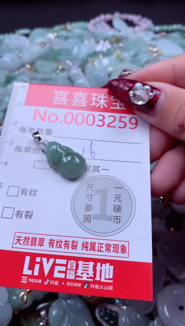 颈饰未镶嵌翡翠3259