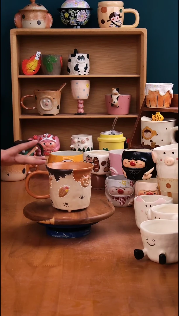 摆件陶景德镇原创手工陶瓷
