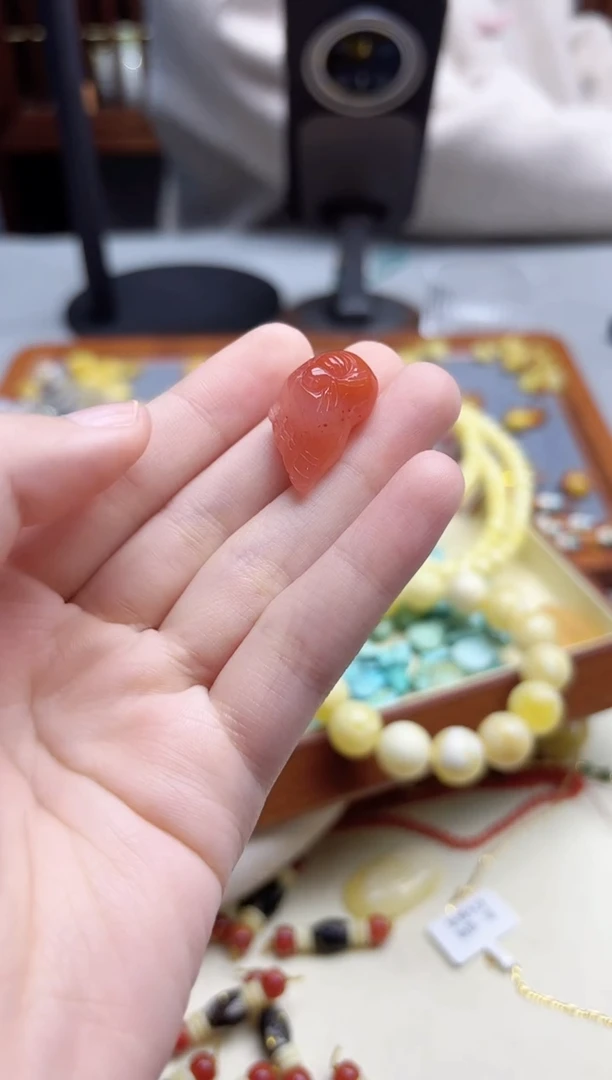 未镶嵌南红玛瑙挂件南红脚配饰FYX