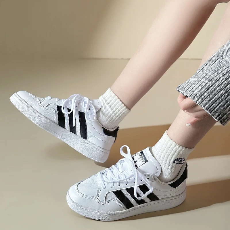 adidas阿迪达斯三叶草TEAMCOURT男女运动板鞋小白鞋鞋子EG9734