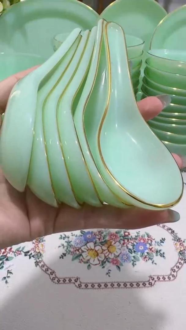 小汤勺玉瓷6个  【贝美】