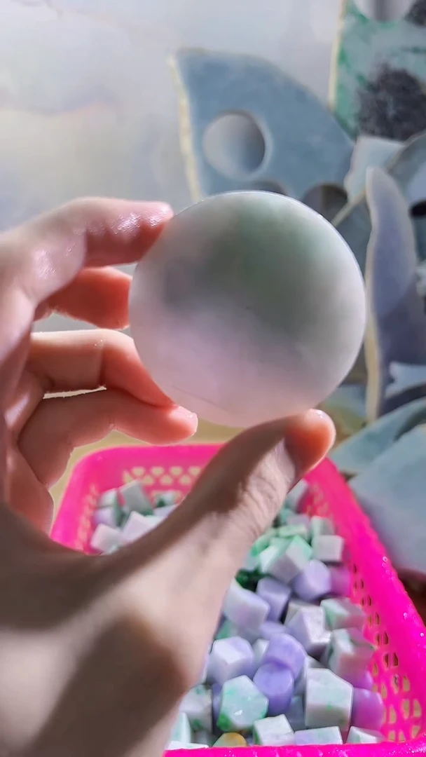 翡翠裸石缅甸翡翠A货文6983
