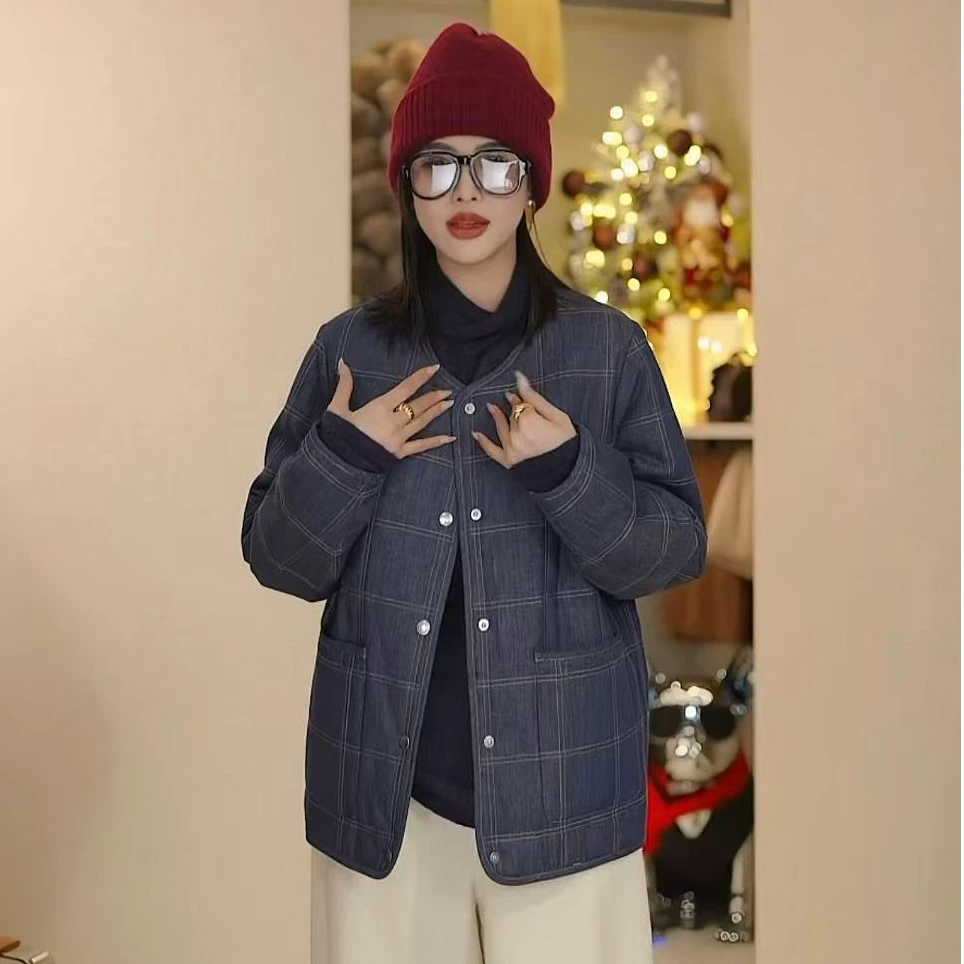 【多多还是多多】菱格亚麻棉服25