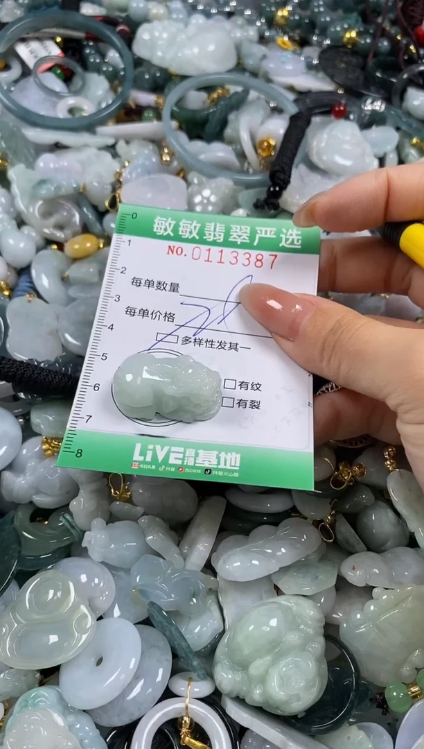 【闪购商品】翡翠颈饰未镶嵌闪购0113387