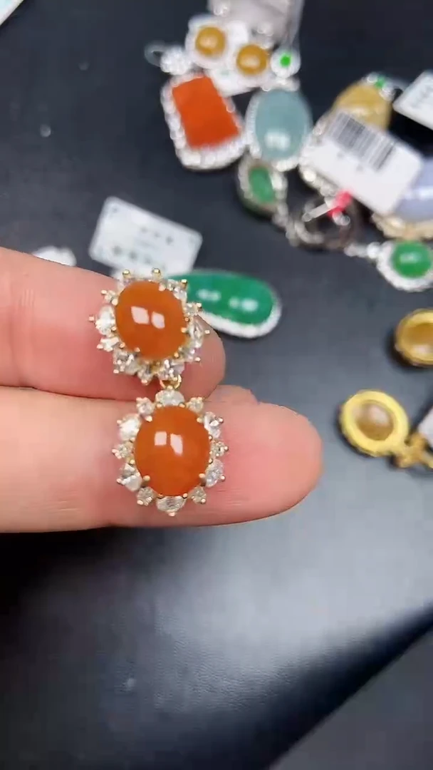 银S925镶嵌戒指翡翠2760