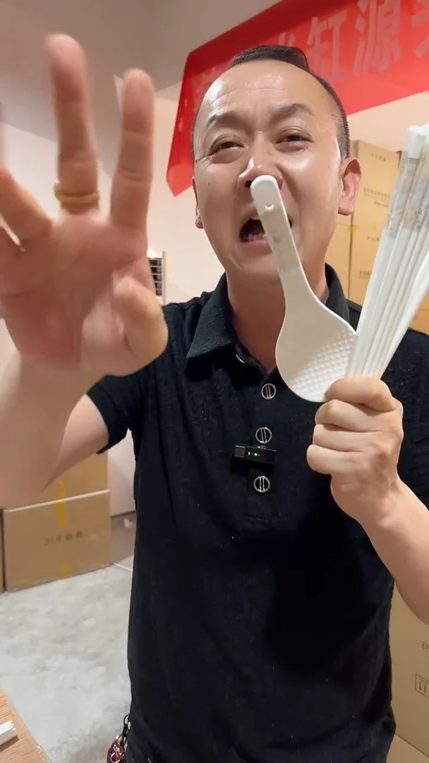 瓷片景德镇时光筷子10双加饭勺