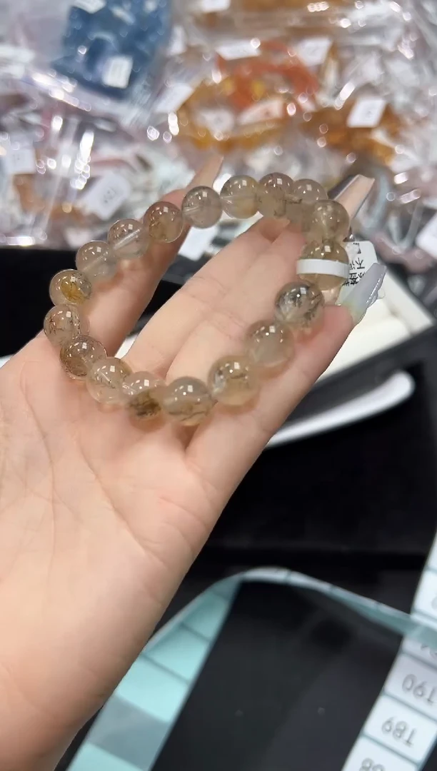 水晶手串未镶嵌63T多样性发其一【1条】默认微瑕