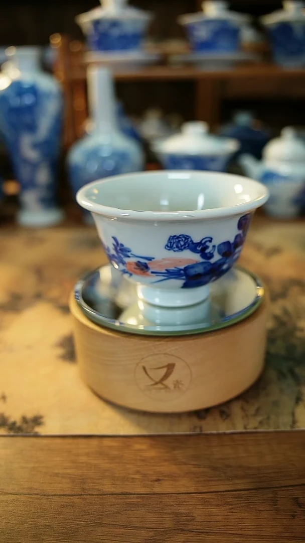 40景德镇手工手绘茶具