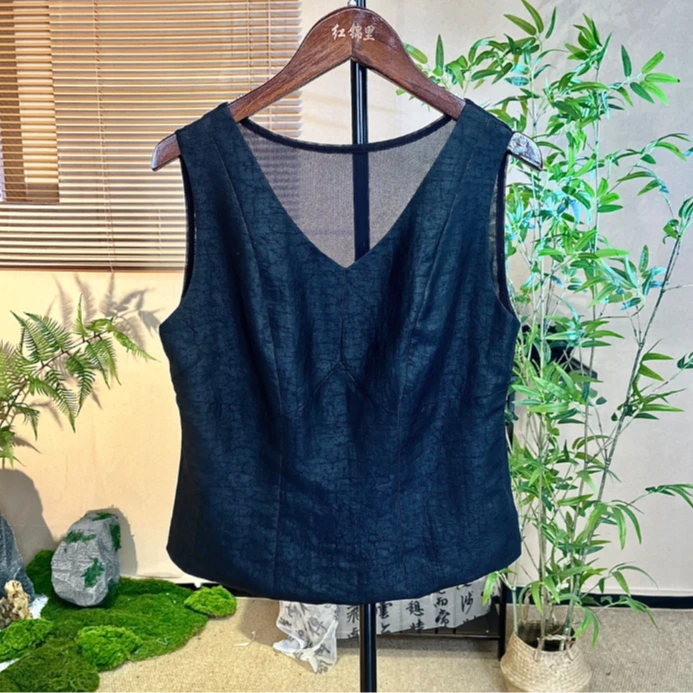 【红锦里】非遗香云纱  桑蚕丝 女装 （断码 孤品 样衣）A12345