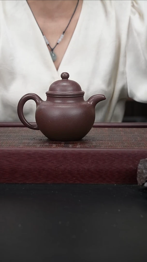茶壶紫砂yz桃花泥 掇球240cc