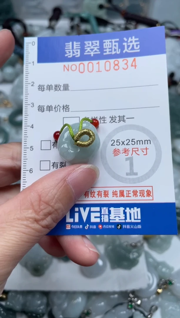 颈饰未镶嵌翡翠10834