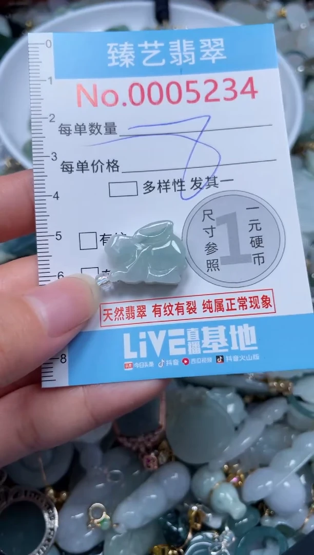 颈饰未镶嵌翡翠5234