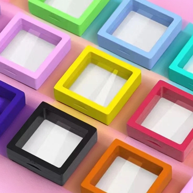 悬浮穿戴甲首饰过年透明盒全手工