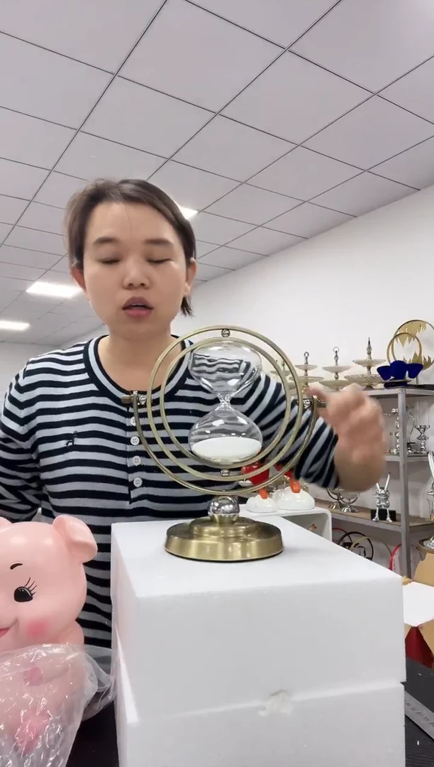 树脂万向沙漏摆件（中号）