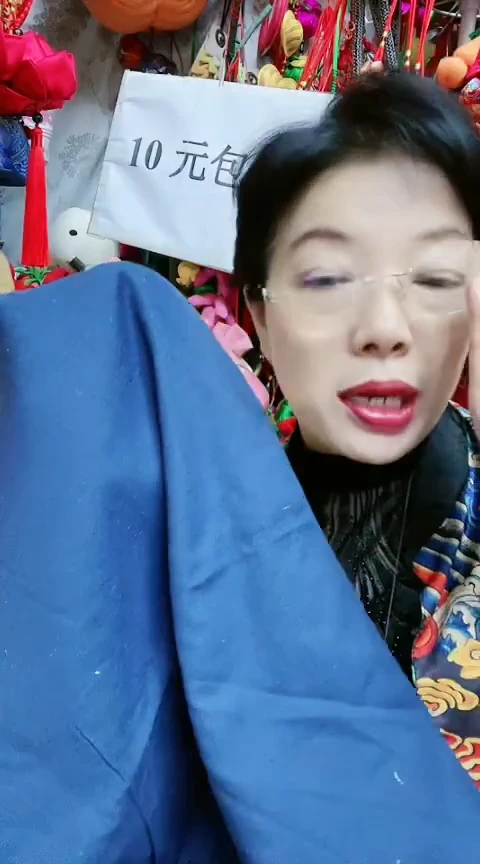 棉棉麻5140蓝色45*45