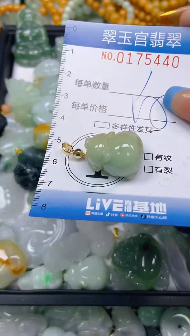 翡翠未镶嵌颈饰闪购0175440