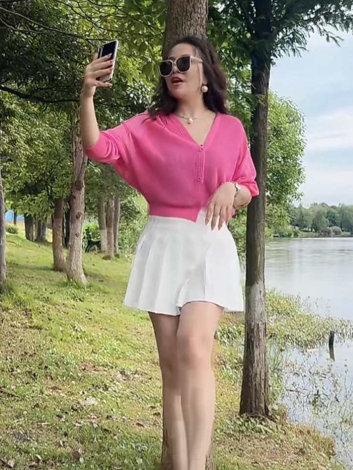 夏季大码薄防晒空调蝙蝠衫简约通风开衫夏季女2025高贵上档次开衫