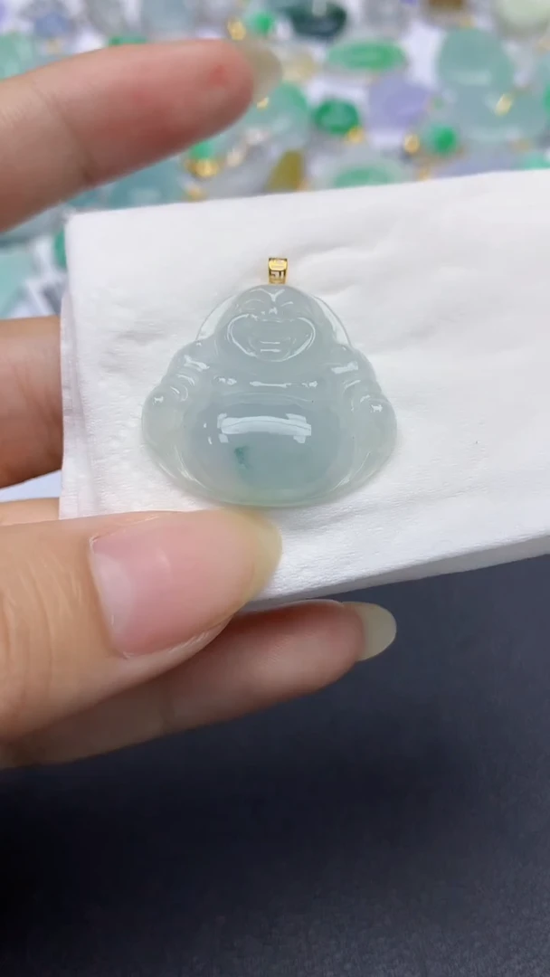 颈饰未镶嵌翡翠天然缅甸a货翡翠百元以上9元证书费自理