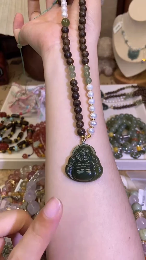 未镶嵌檀香木吊坠409