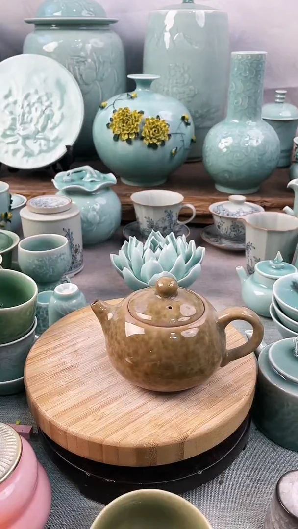 【闪购商品】特价 微瑕 慧仙青瓷