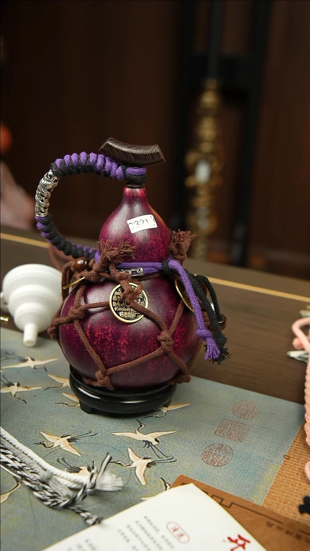 321号500ml左右非遗大漆酒葫芦