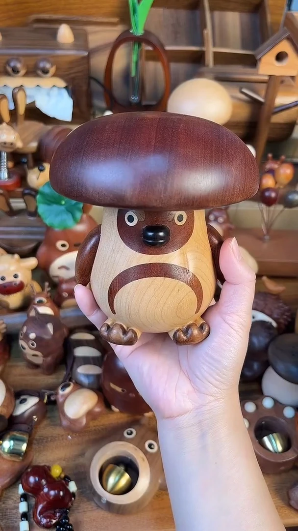 木企鹅少侠摆件新的