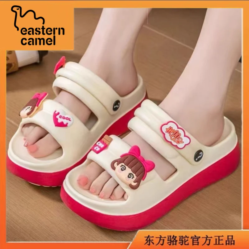 东方骆驼凉鞋女款夏季外穿百搭凉拖鞋女士厚底防滑时尚休闲沙滩鞋