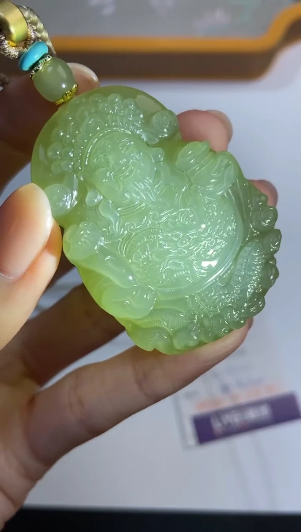 颈饰未镶嵌和田玉子*1