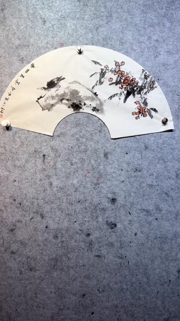 国画a***斛张自学水墨国画47