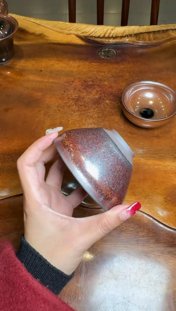 【闪购商品】茶盏许杰龙窑柴烧56