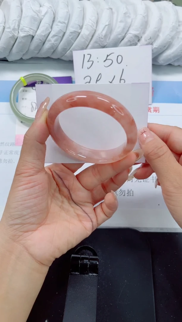 未镶嵌手镯石英质玉42-56