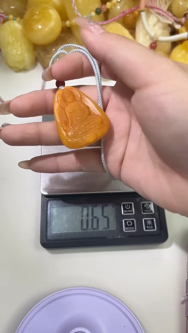 裸石琥珀未镶嵌天然琥珀蜜蜡吊坠