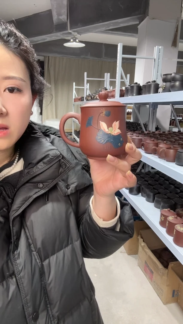 紫砂茶杯紫砂盖杯