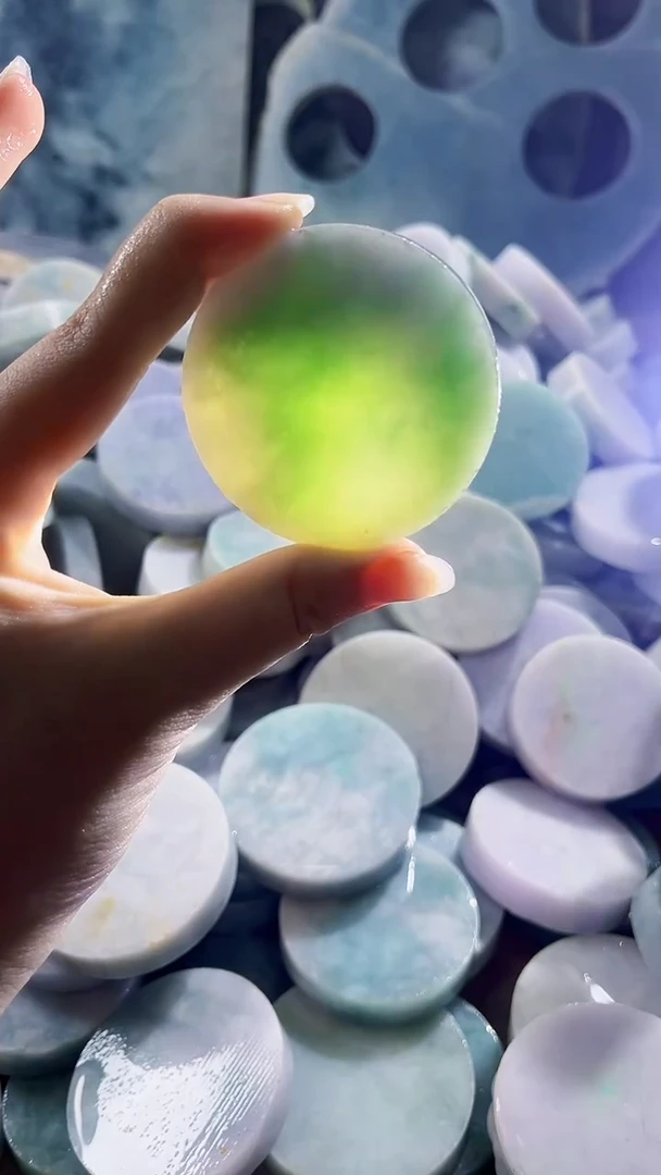 翡翠裸石缅甸翡翠A货晴6623