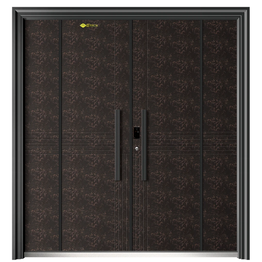 百花争鸣-氟碳柔和灰-农村自建房-别墅大门意向卡非实物