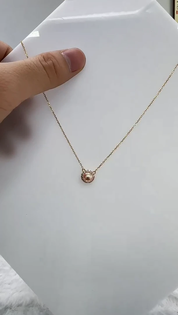 【闪购商品】海水珍珠DA银S925镶嵌c1346 项链