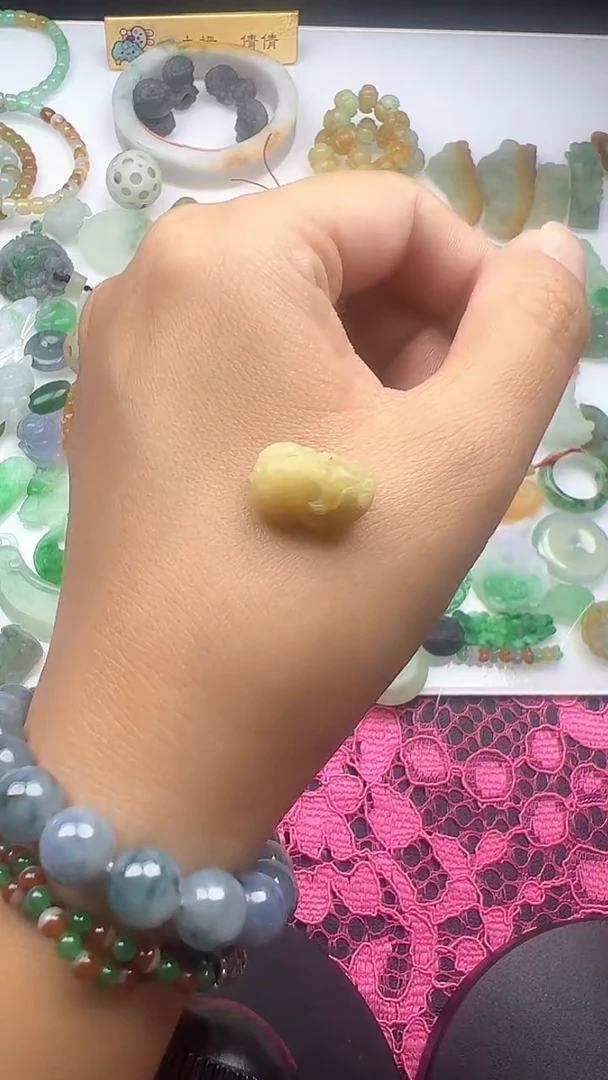 定制翡翠未镶嵌翡翠毛货不退不换