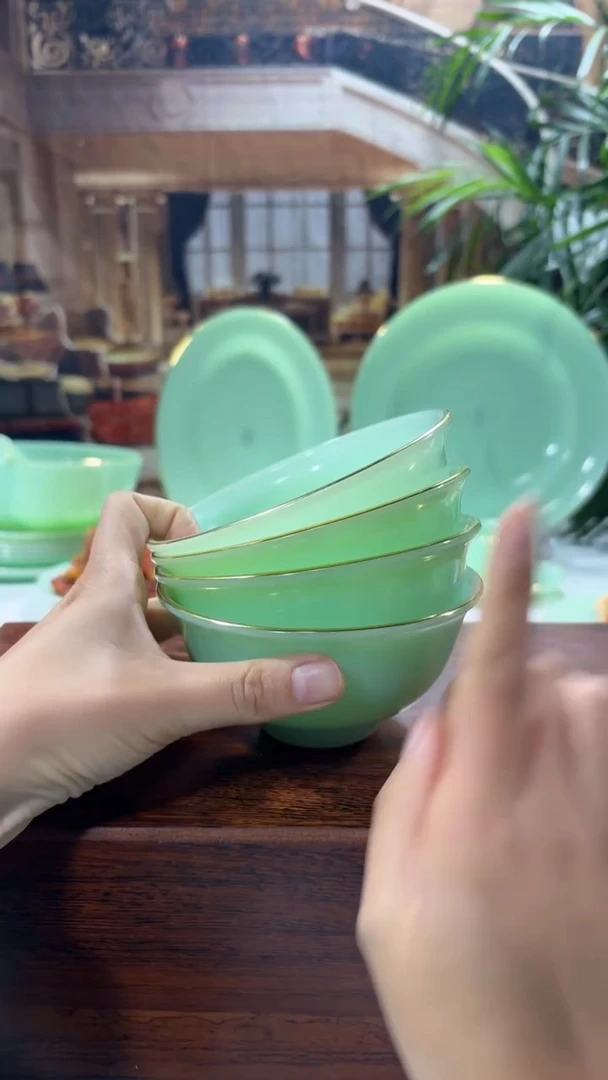 【闪购商品】...4.5英寸玉瓷碗4个口径11.5厘米