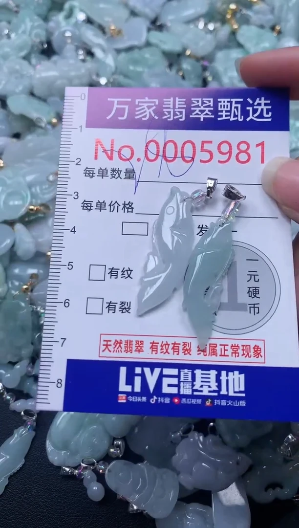 颈饰未镶嵌翡翠5981