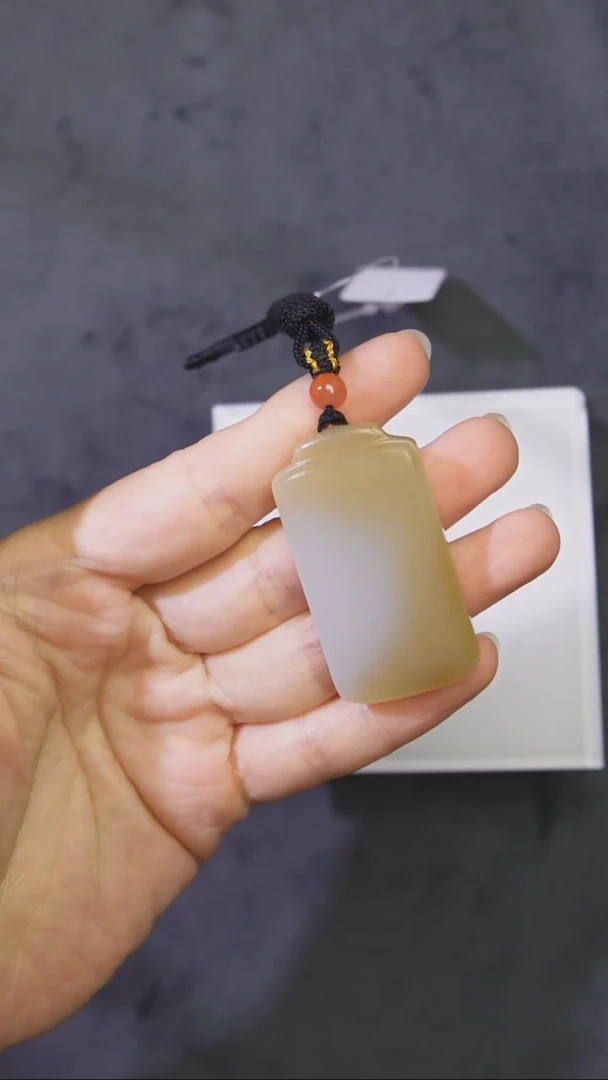 和田玉未镶嵌挂件BY0715FWY061