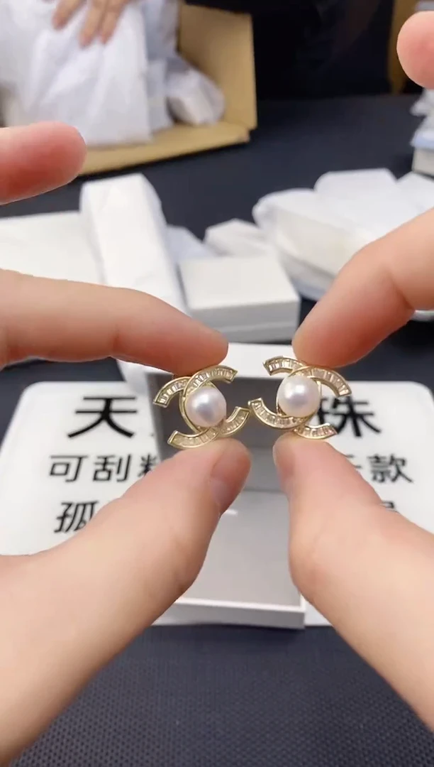 未镶嵌耳饰淡水珍珠ED1080