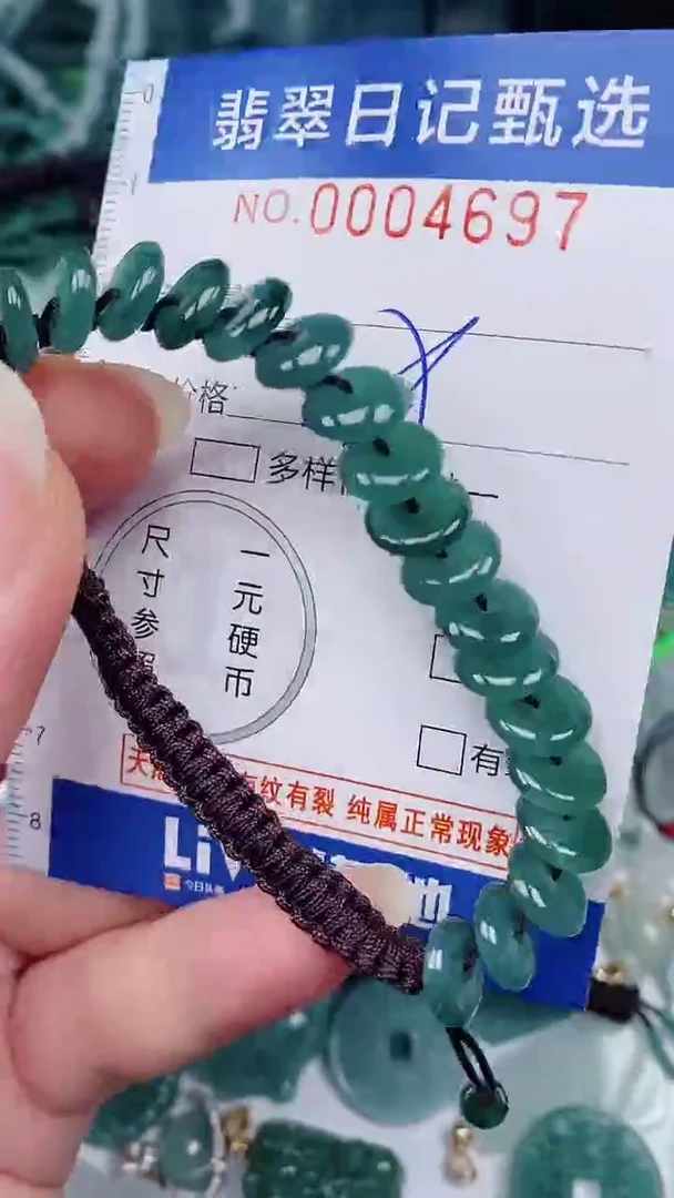 翡翠未镶嵌颈饰00004697